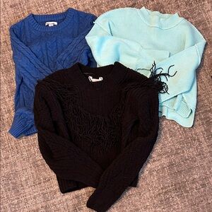 Lot of 3 XS sweaters